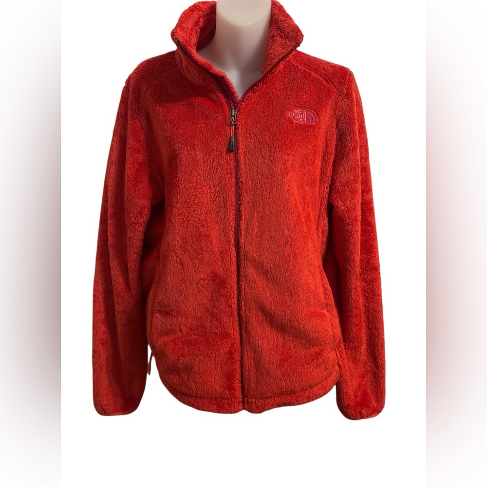 The North Face Vibrant Red Fleece Jacket Medium